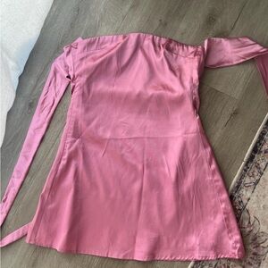 Princess Polly strapless pink mini dress